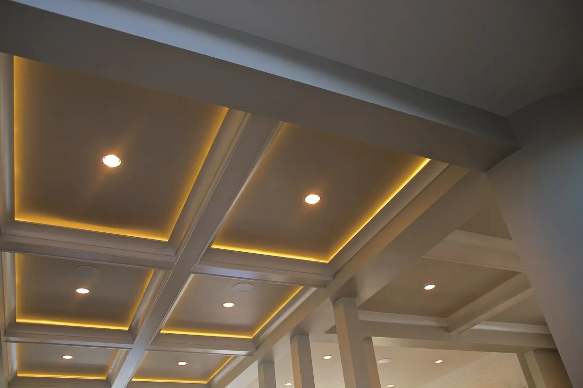 Dekoratif Apartman Tavan Işık Sistemi
