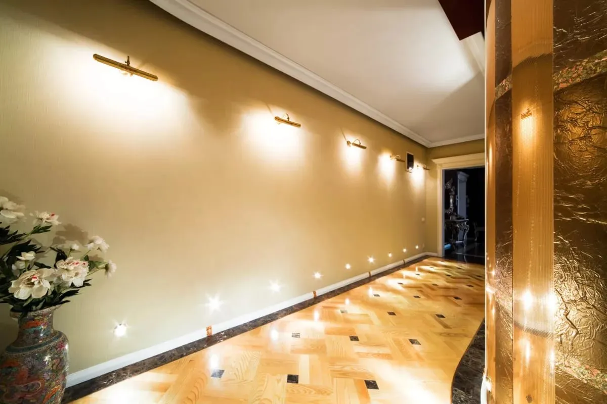 Dekoratif Apartman Zemin Aydınlatma